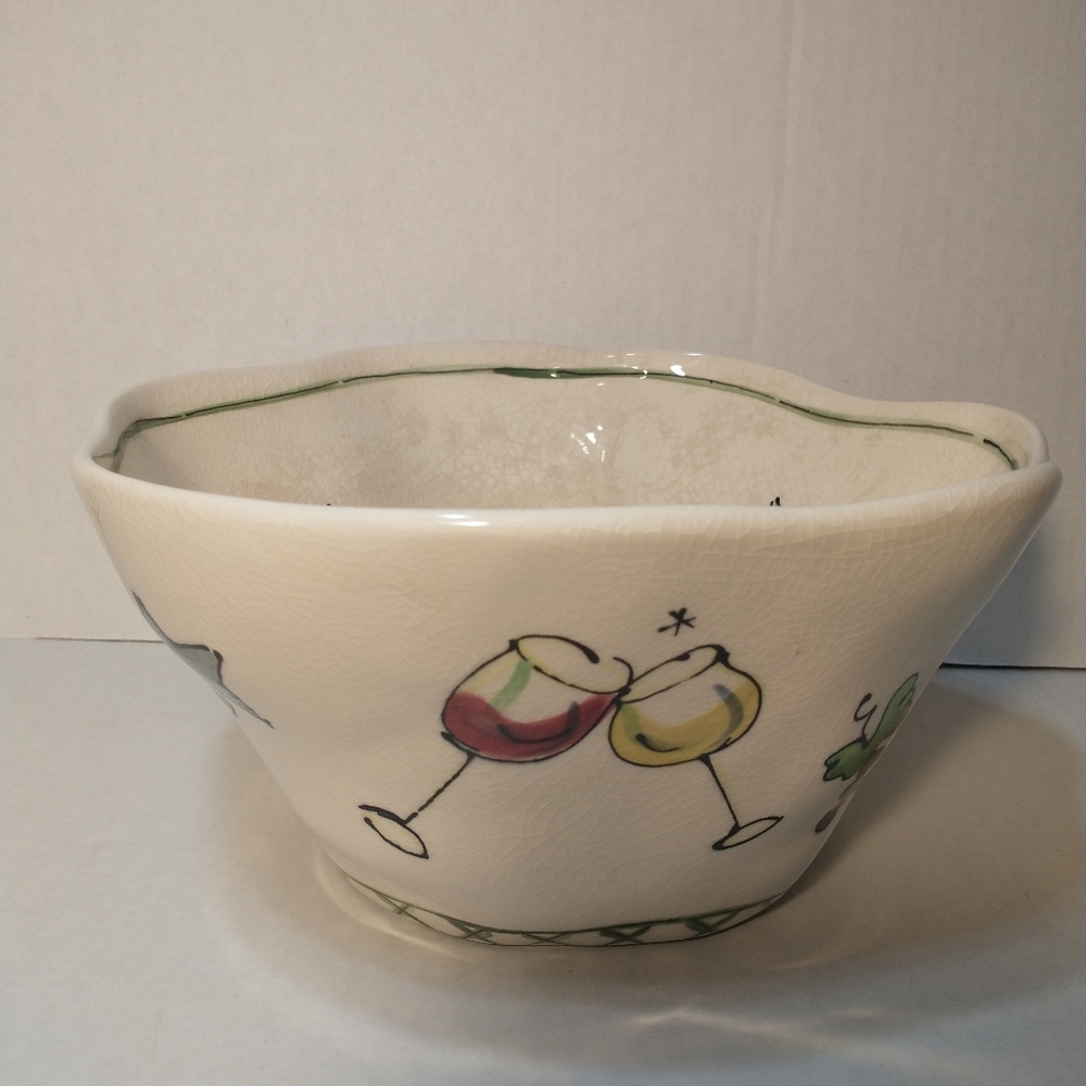 Julia Junkin PAPA Serving Bowl-CERTIFIED INTERNATIONAL  10" ROUND
